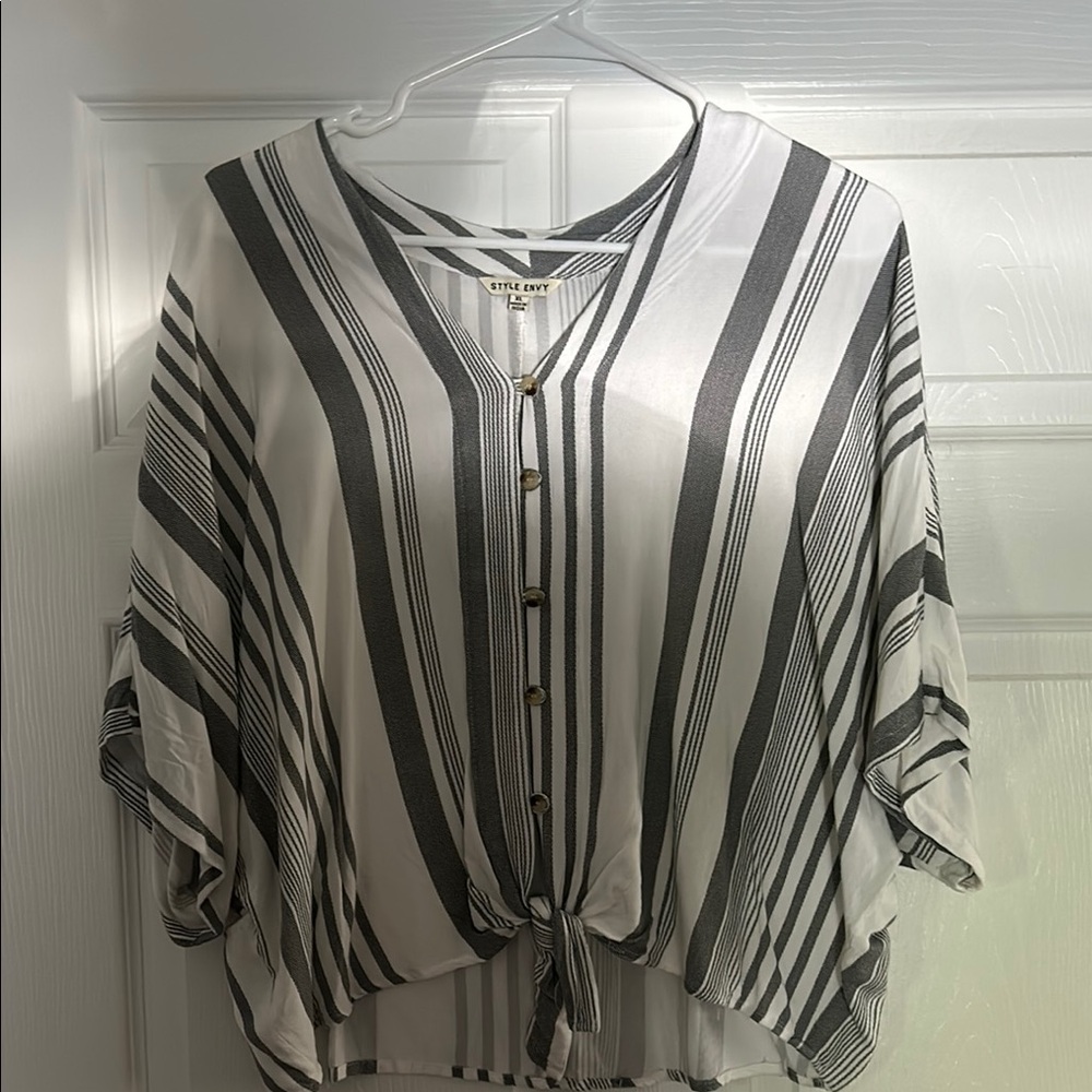 Women's basketball Striped Top